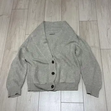 마가렛호웰 린넨 숄카라 가디건 싸개 버튼