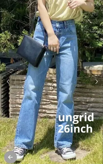 새상품급 ungrid 청바지 데님 와이드 26