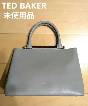 블루 그레이 가죽 핸드백 테드베이커 TEDBAKER