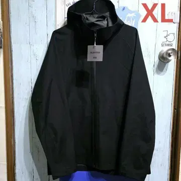 유니클로 블록테크 후드티 블랙 xl