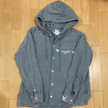 새상품급 그라니프 graniph 나가가스기루이누 후드티 후디 버튼 M