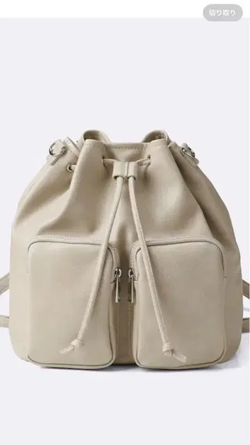 택 포함 미사용 새상품 GU 포켓 미니 백팩 내추럴