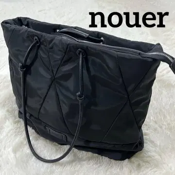 새상품급 nouer 퀼팅 토트백 블랙 A4 대응