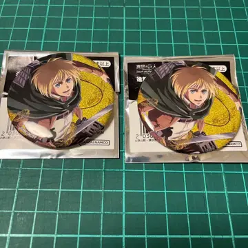진격의 거인 attack on memory 글리터 캔뱃지 2점 알민