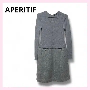 [ 새상품급 ] APERITIF 니트 원피스 사이즈 38