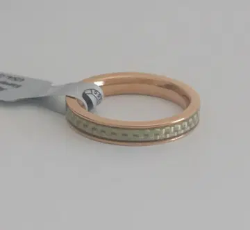 [ 12호 ] 써지컬 스테인리스 SUS316L 카본 화이트 반지 골드