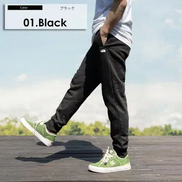 THE NORTH FACE 블랙 맨투맨 조거 팬츠
