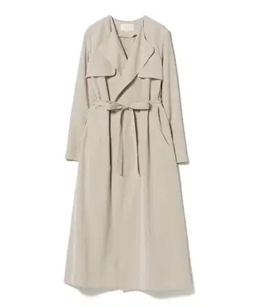 BEAMS 노카라 트렌치코트