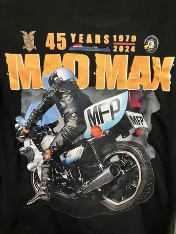 MAD MAX 45주년 기념 짐 구스 T셔츠 2 XXL 사이즈