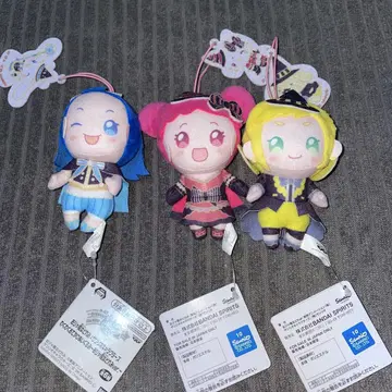 오쟈마녀 도레미 산리오 캐릭터즈 두근두근 외출 봉제 인형 3종 세트