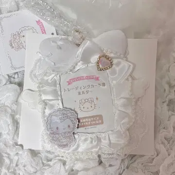 산리오 순백천사 엔조이 아이돌 트레이딩 카드 케이스 헬로키티
