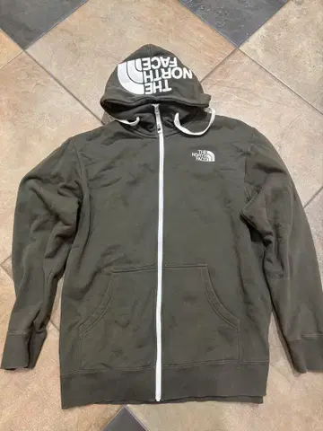 THE NORTH FACE 로고 후드티