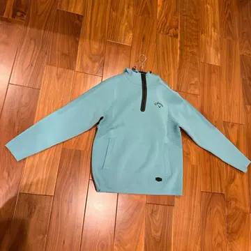 Callaway 새상품 터콰이즈 상의 트레이닝복 후드 부착