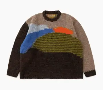 BRAIN DEAD BOXY 울 니트 스웨터 남성용 미사용