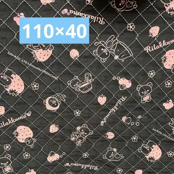 리락쿠마 퀼팅 원단 헤이세이 레트로