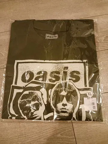oasis T셔츠 XL 사이즈 올리브 그린 완판템