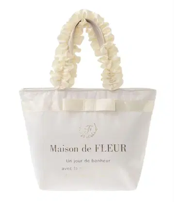 Maison de FLEUR 프릴 핸들 토트백 S