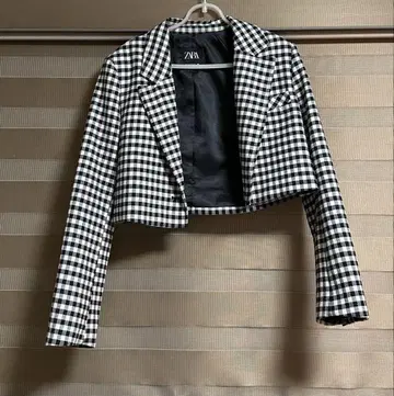 ZARA 체크 무늬 셋업