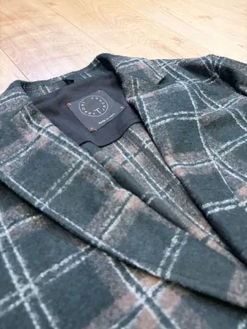 T-JACKET 체크 테일러드 자켓 L 사이즈