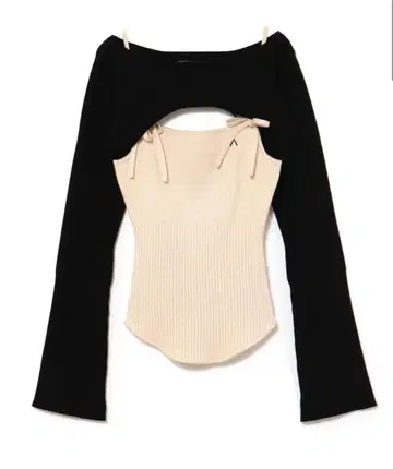 andmary Bebe ribbon set tops