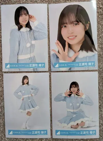 히나타자카46 브로마이드 쇼겐지 요코 하피마지 2024 산타 의상 컴프