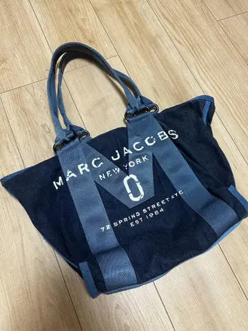 MARC JACOBS 네이비 토트백 데님 새상품급