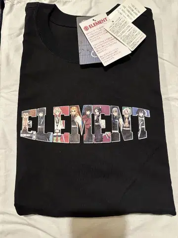 귀멸의 칼날 ELEMENT 캐릭터 티셔츠 블랙 L 사이즈
