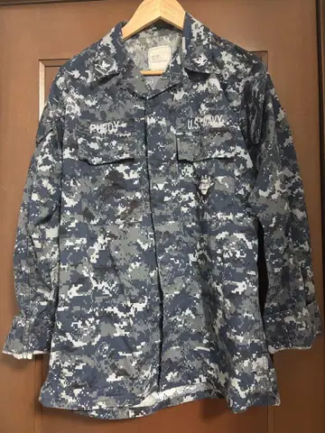 U.S. NAVY 카모플라쥬 밀리터리 자켓