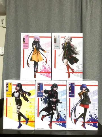 카미츠바키시 건설 중 라운드 원 한정판 피규어 5인 세트