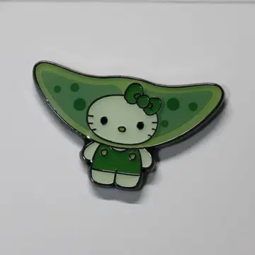 오사카 만박 일본관 한정판 모 키티 핀 배지 산리오 미사용 1