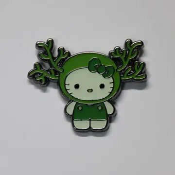오사카 만박 일본관 한정판 모키티 핀 배지 산리오 미사용 4
