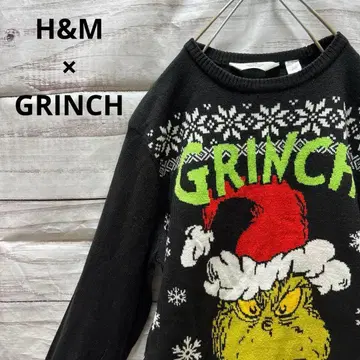 H&M x GRINCH 그린치 크리스마스 스웨터 더티 스웨터 초레어