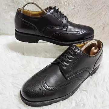 컨디션 최상! 리걸 워커 윙팁 메달리온 블랙 가죽 24cm 마찰 없음