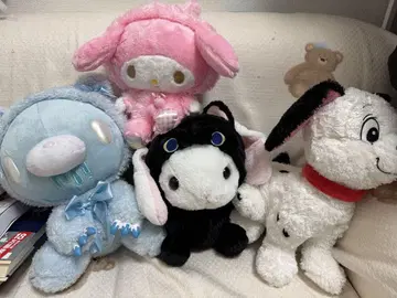 포테우사 롯피 시로피 블랙 고양이 약 23cm 봉제 인형 굿즈