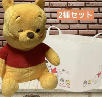 곰돌이 푸 2종 세트 FukuFuku 윙크 봉제 인형 빅 버킷