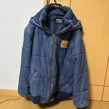 RODEO CROWNS 후드 부착 데님 자켓