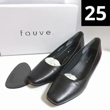fauve 펌프스 힐 블랙 25cm