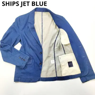 SHIPS JET BLUE 데님 테일러드 자켓 고기능 고신축 본절