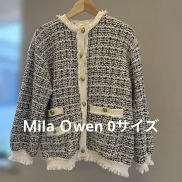 Mila Owen 트위드 가디건 긴팔 0 사이즈