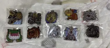 몬스터 헌터 와일즈 몬스터 아이콘 메탈 키링 컴플리트