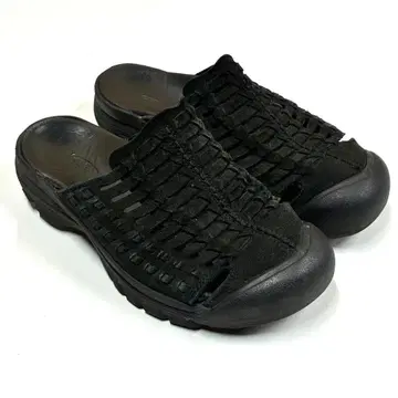 KEEN 킨 샌들 슬립온 블랙 25cm