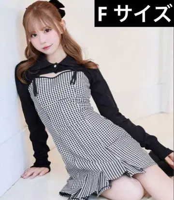 미셸마카롱 깅엄 체크 원피스 F