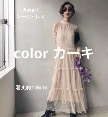 [Ameri VINTAGE] 시어 레이스 원피스 아메리빈티지