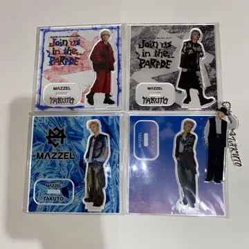 MAZZEL 타쿠토 TAKUTO 아크릴 스탠드 등 5점