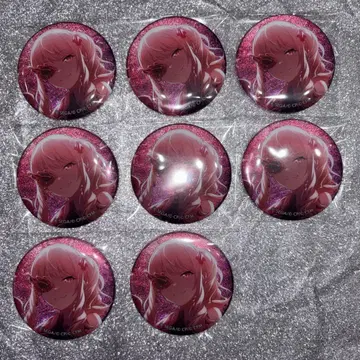 프로세카 아키야마 미즈키 글리터 캔뱃지 8개