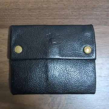 일비종떼 블랙 가죽 코인 케이스