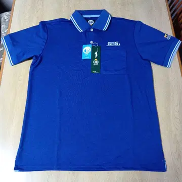 주말 세일 진행 Golden Bear 골프 피케 셔츠 M 사이즈 파랑