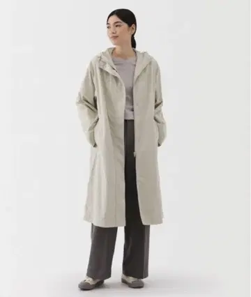 MUJI 발수 후드 부착 코트 XL