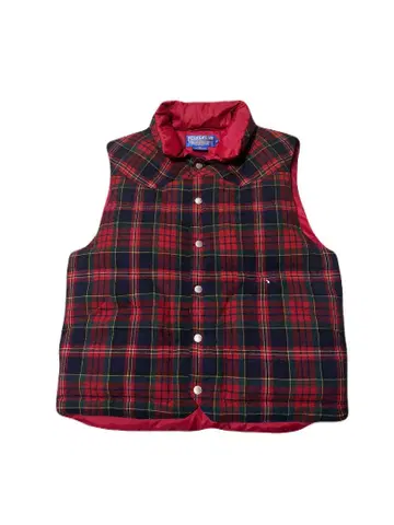 Pendleton 체크 무늬 다운 베스트 L