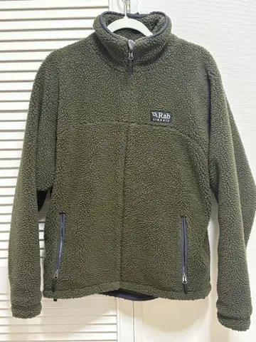 Rab 더블 파일 자켓 올리브 그린
